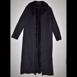 Vintage Via Spiga Faux Suede Winter Coat